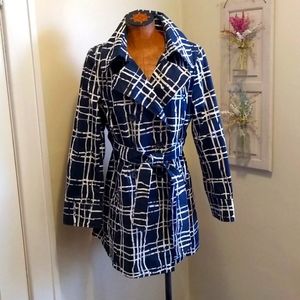 Woman's Merona Double Breasted Trench Raincoat